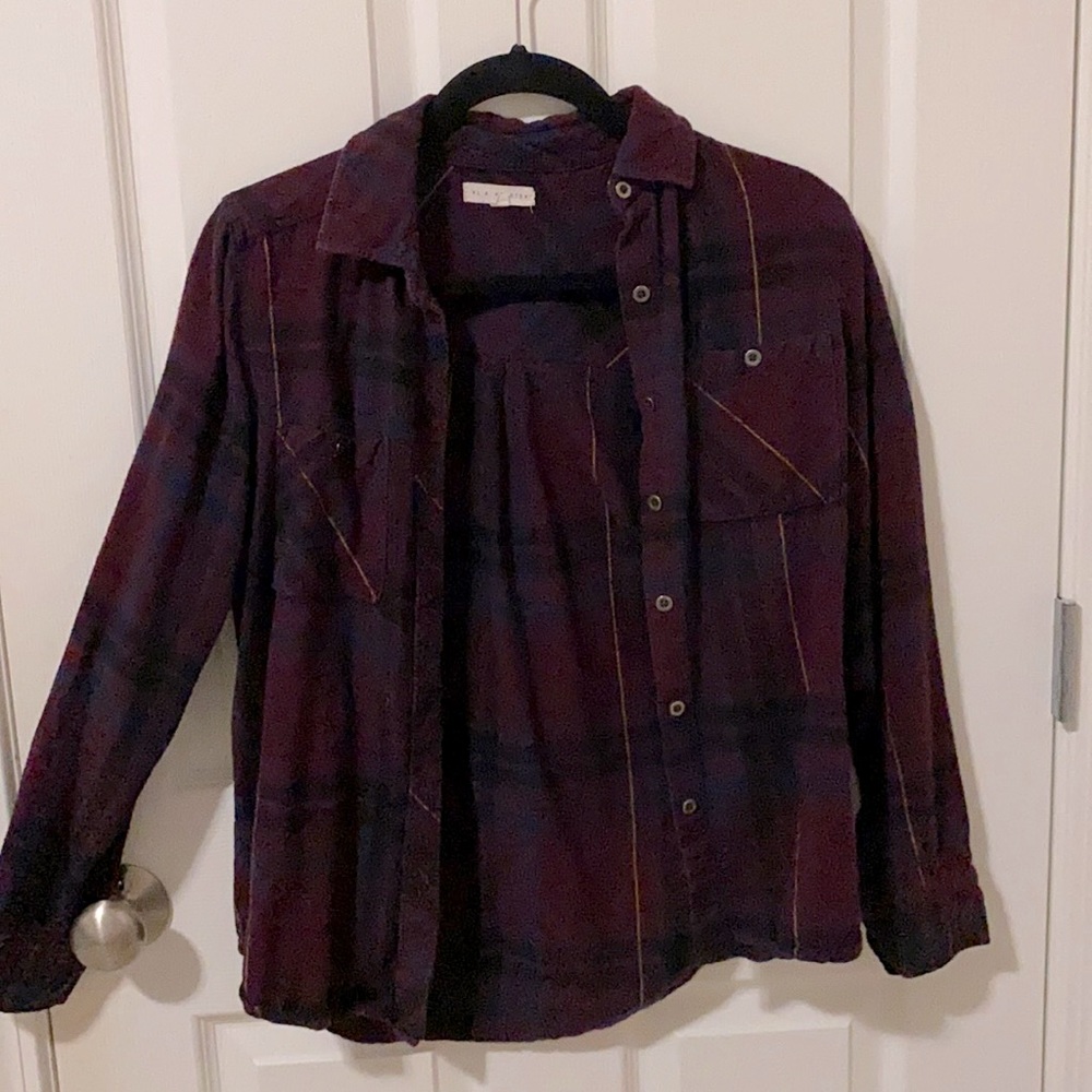 Pacsun LA Hearts flannel